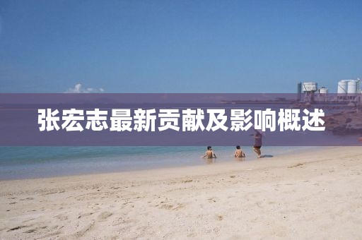 张宏志最新贡献及影响概述