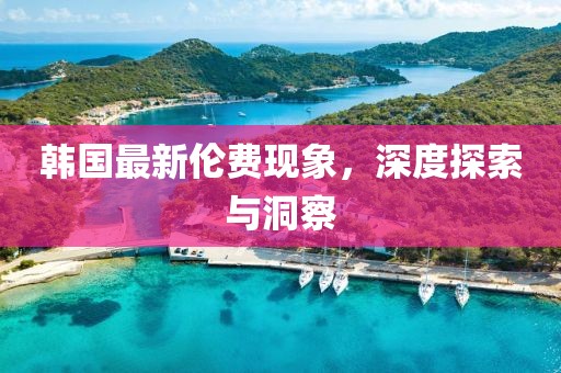 韩国最新伦费现象，深度探索与洞察