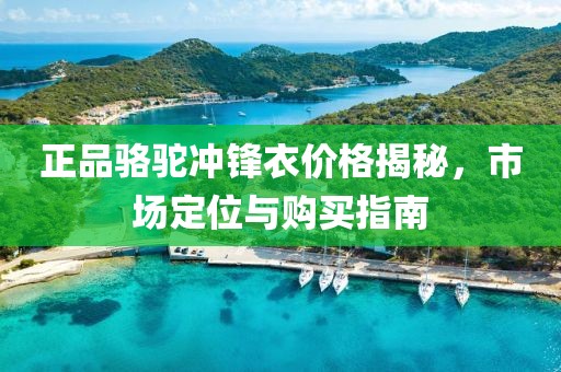 正品骆驼冲锋衣价格揭秘，市场定位与购买指南