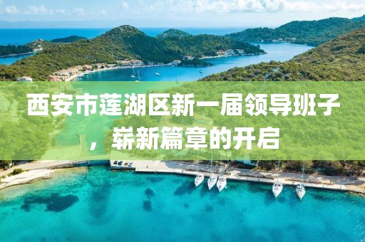 西安市莲湖区新一届领导班子，崭新篇章的开启