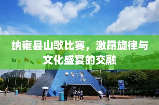 纳雍县山歌比赛，激昂旋律与文化盛宴的交融