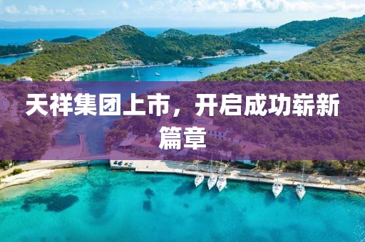 天祥集团上市，开启成功崭新篇章