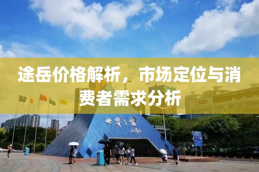 途岳价格解析，市场定位与消费者需求分析