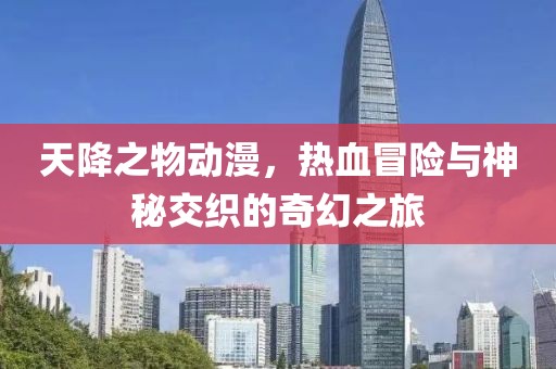 天降之物动漫，热血冒险与神秘交织的奇幻之旅