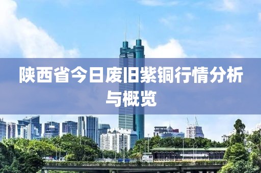 陕西省今日废旧紫铜行情分析与概览