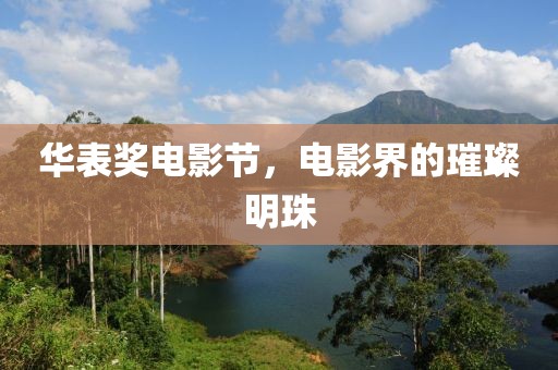 华表奖电影节，电影界的璀璨明珠