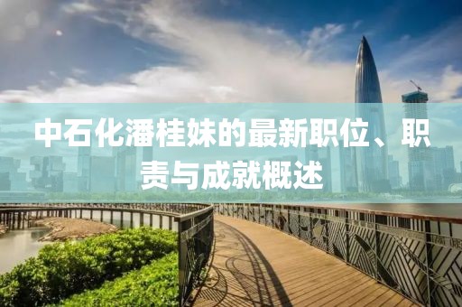 中石化潘桂妹的最新职位、职责与成就概述