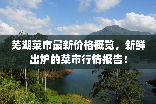 芜湖菜市最新价格概览，新鲜出炉的菜市行情报告！