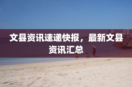 文县资讯速递快报，最新文县资讯汇总