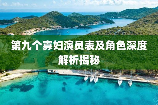 第九个寡妇演员表及角色深度解析揭秘
