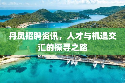 丹凤招聘资讯，人才与机遇交汇的探寻之路