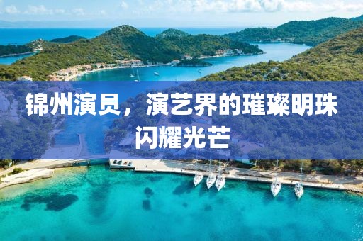 锦州演员，演艺界的璀璨明珠闪耀光芒