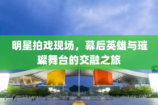 明星拍戏现场，幕后英雄与璀璨舞台的交融之旅