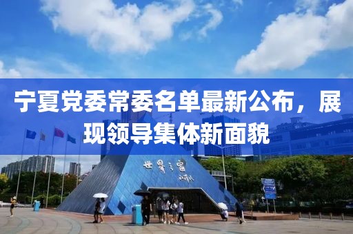 宁夏党委常委名单最新公布，展现领导集体新面貌