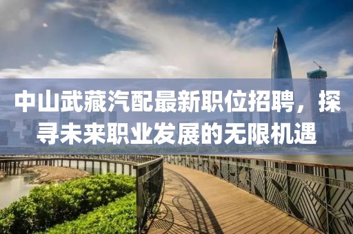 中山武藏汽配最新职位招聘，探寻未来职业发展的无限机遇