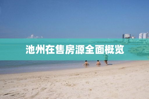 池州在售房源全面概览