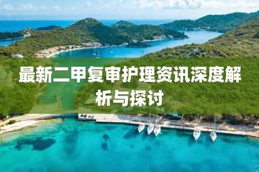 最新二甲复审护理资讯深度解析与探讨