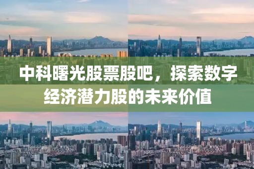 中科曙光股票股吧，探索数字经济潜力股的未来价值