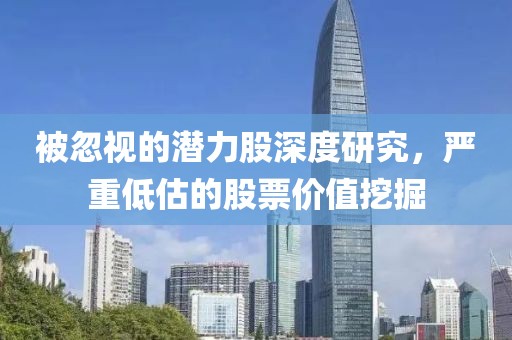 被忽视的潜力股深度研究，严重低估的股票价值挖掘
