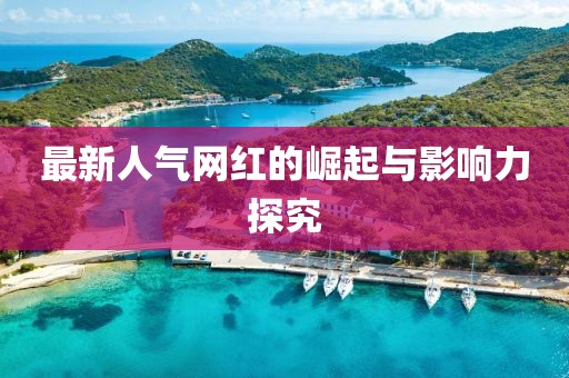 最新人气网红的崛起与影响力探究