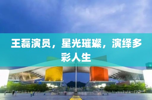 王磊演员，星光璀璨，演绎多彩人生