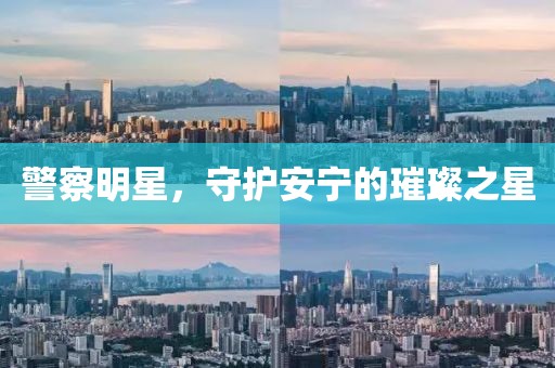警察明星，守护安宁的璀璨之星