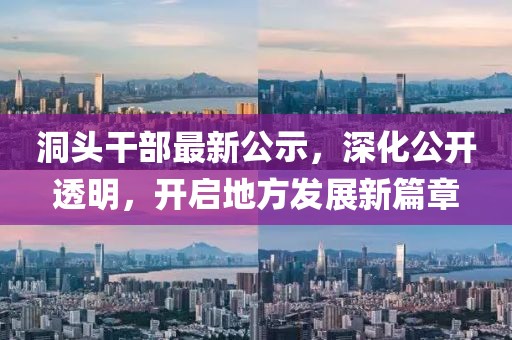 洞头干部最新公示，深化公开透明，开启地方发展新篇章