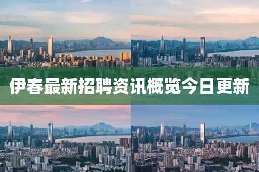 伊春最新招聘资讯概览今日更新