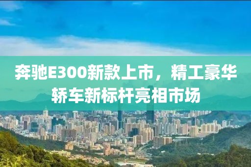 奔驰E300新款上市，精工豪华轿车新标杆亮相市场