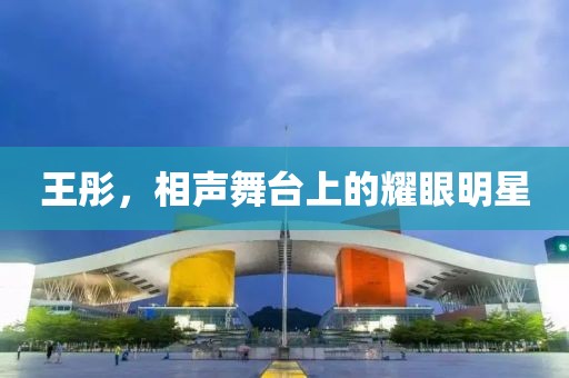 王彤，相声舞台上的耀眼明星