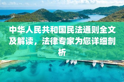 中华人民共和国民法通则全文及解读，法律专家为您详细剖析