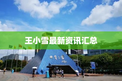 王小雪最新资讯汇总