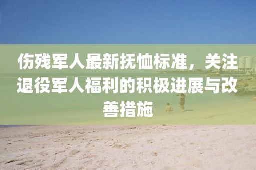 伤残军人最新抚恤标准，关注退役军人福利的积极进展与改善措施