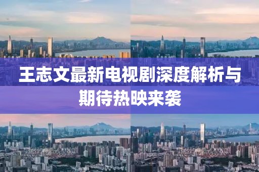 王志文最新电视剧深度解析与期待热映来袭