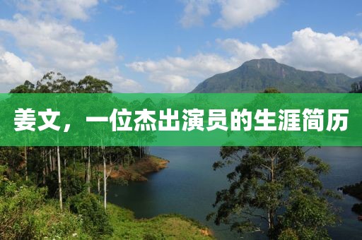 姜文，一位杰出演员的生涯简历