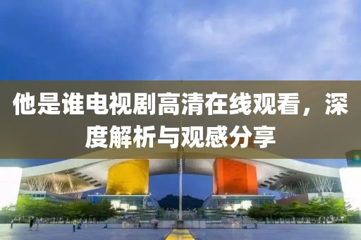 他是谁电视剧高清在线观看，深度解析与观感分享