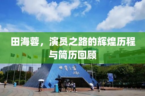 田海蓉，演员之路的辉煌历程与简历回顾