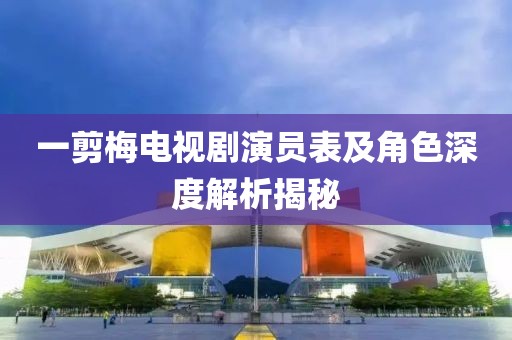 一剪梅电视剧演员表及角色深度解析揭秘
