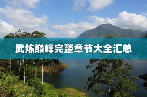 武炼巅峰完整章节大全汇总