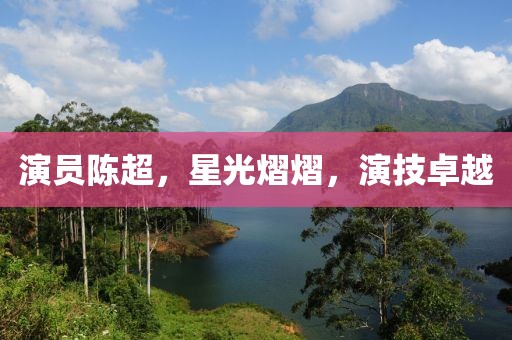演员陈超，星光熠熠，演技卓越