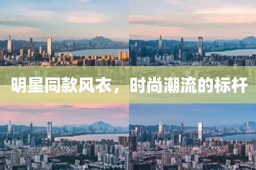 明星同款风衣，时尚潮流的标杆
