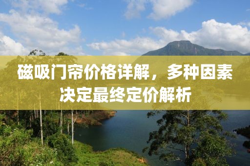磁吸门帘价格详解，多种因素决定最终定价解析