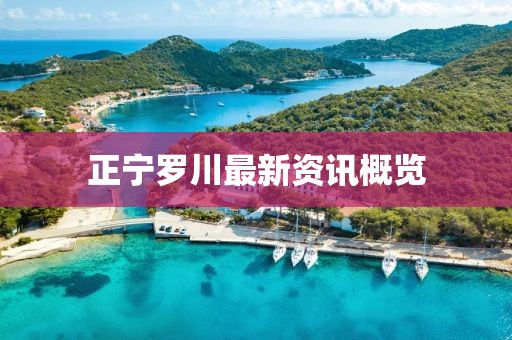 正宁罗川最新资讯概览