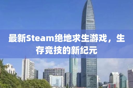 最新Steam绝地求生游戏，生存竞技的新纪元