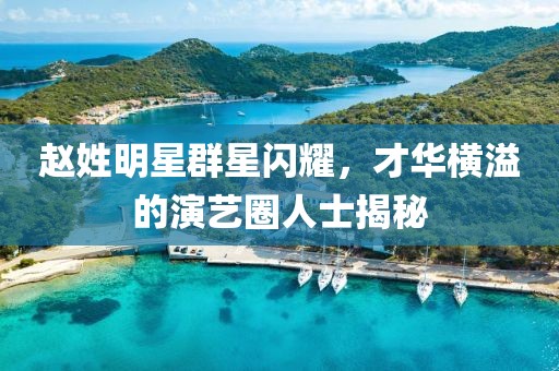 赵姓明星群星闪耀，才华横溢的演艺圈人士揭秘