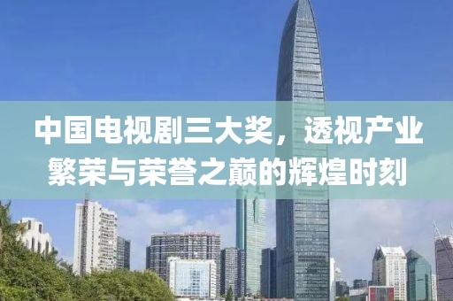 中国电视剧三大奖，透视产业繁荣与荣誉之巅的辉煌时刻