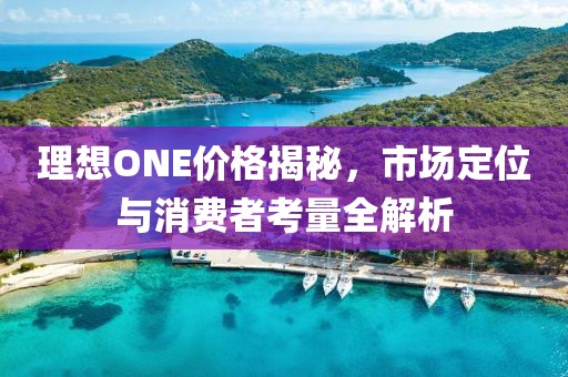 理想ONE价格揭秘，市场定位与消费者考量全解析
