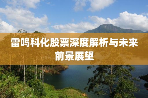 雷鸣科化股票深度解析与未来前景展望