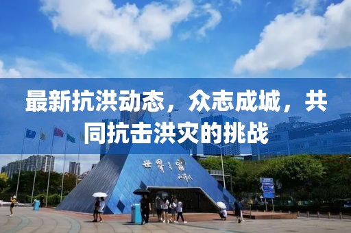 最新抗洪动态，众志成城，共同抗击洪灾的挑战