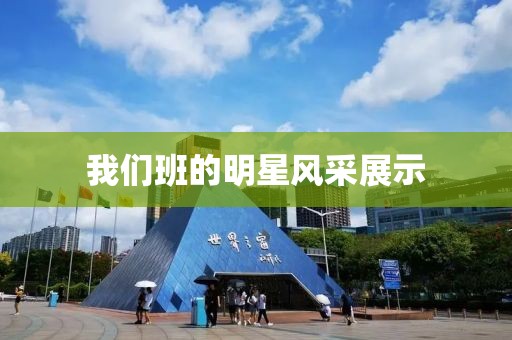 我们班的明星风采展示